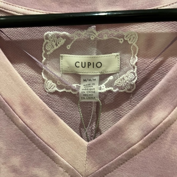 Tie-dye lavender top short sleeve women’s M - Picture 5 of 9